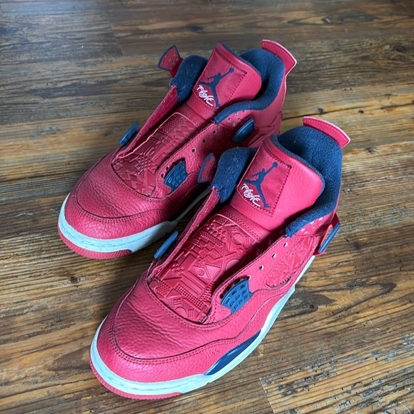 Nike Jordan 4 Retro FIBA Red Men's Size 9.5 CI1184-617 2019 Streetwear Sneakers